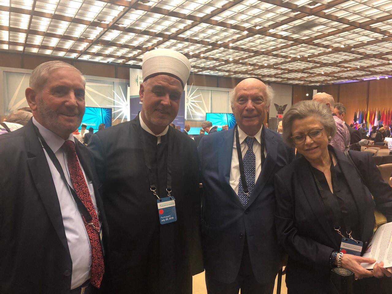 Reisu-l-ulema u Washingtonu sa brojnim zvaničnicima i diplomatama